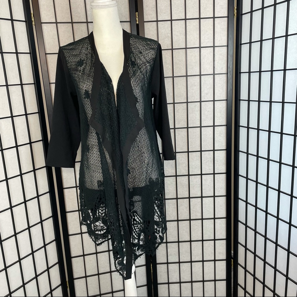 Black lace cover up